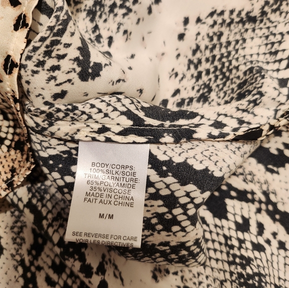 Cami NYC 100% Silk The  Racer Charmeuse Snake Tank Romantic Top  Going Out Sz M - Picture 5 of 16